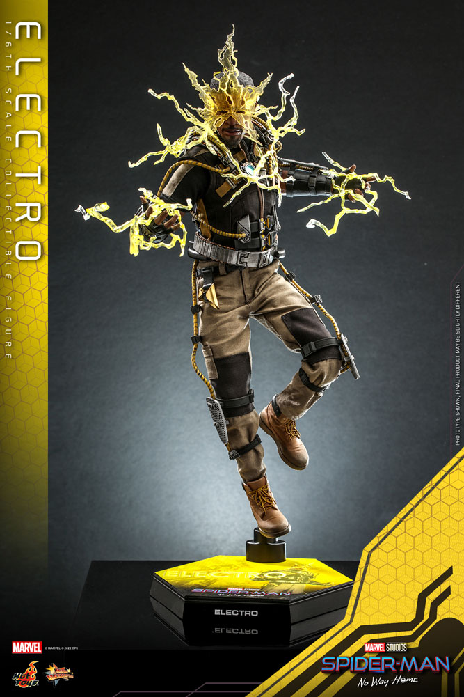 Hot Toys Movie Masterpiece Series: Marvel Spider Man No Way Home - Electro Escala 1/6