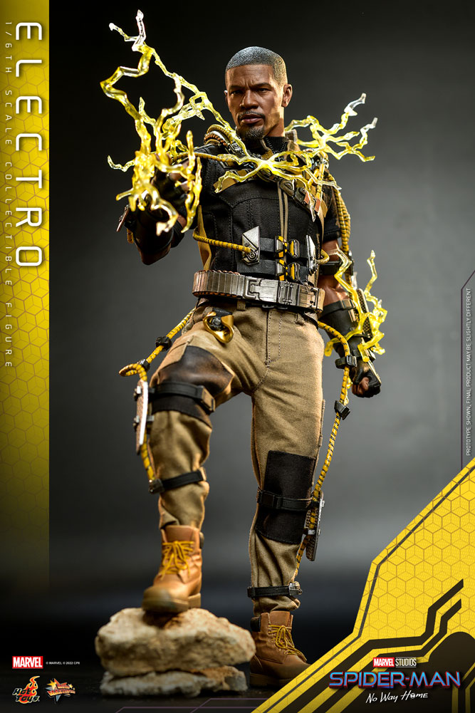 Hot Toys Movie Masterpiece Series: Marvel Spider Man No Way Home - Electro Escala 1/6