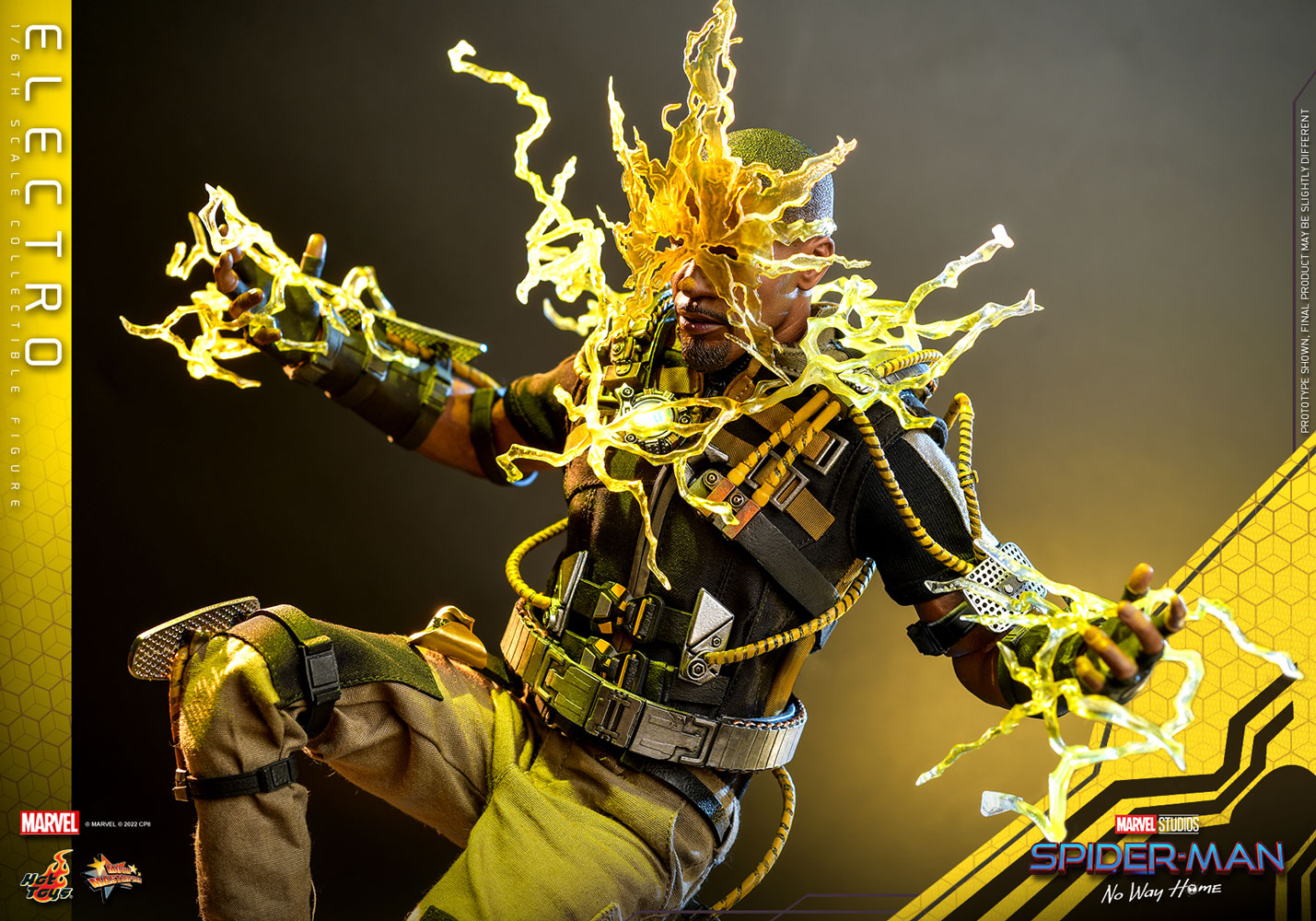 Hot Toys Movie Masterpiece Series: Marvel Spider Man No Way Home - Electro Escala 1/6