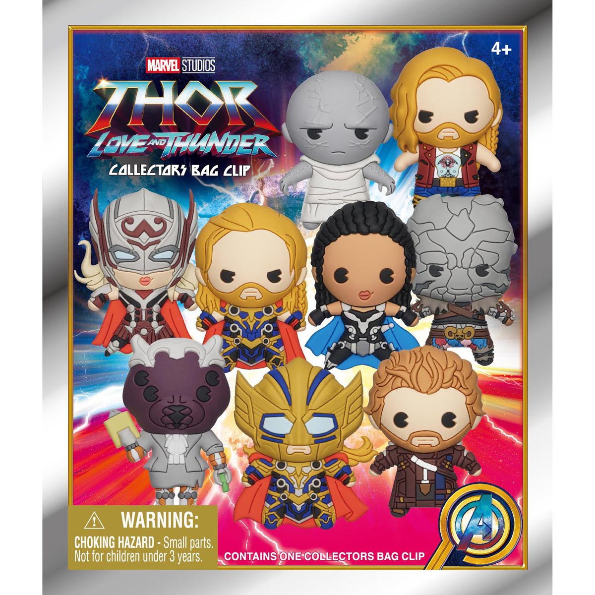 Monogram Llavero 3D para Mochila: Marvel Thor Love and Thunder Love - Figura Sorpresa