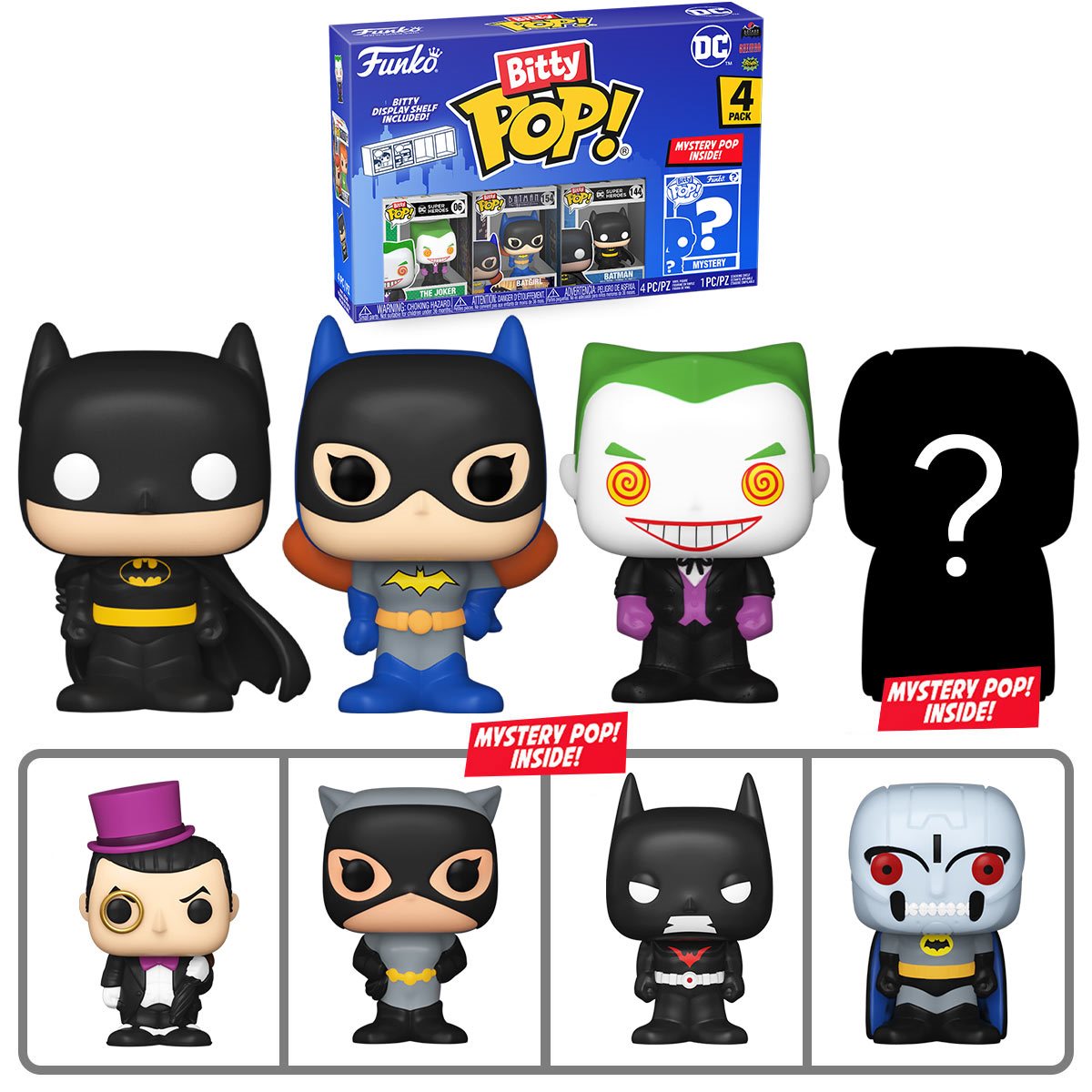 Funko Bitty Pop: DC - Joker 4 Pack