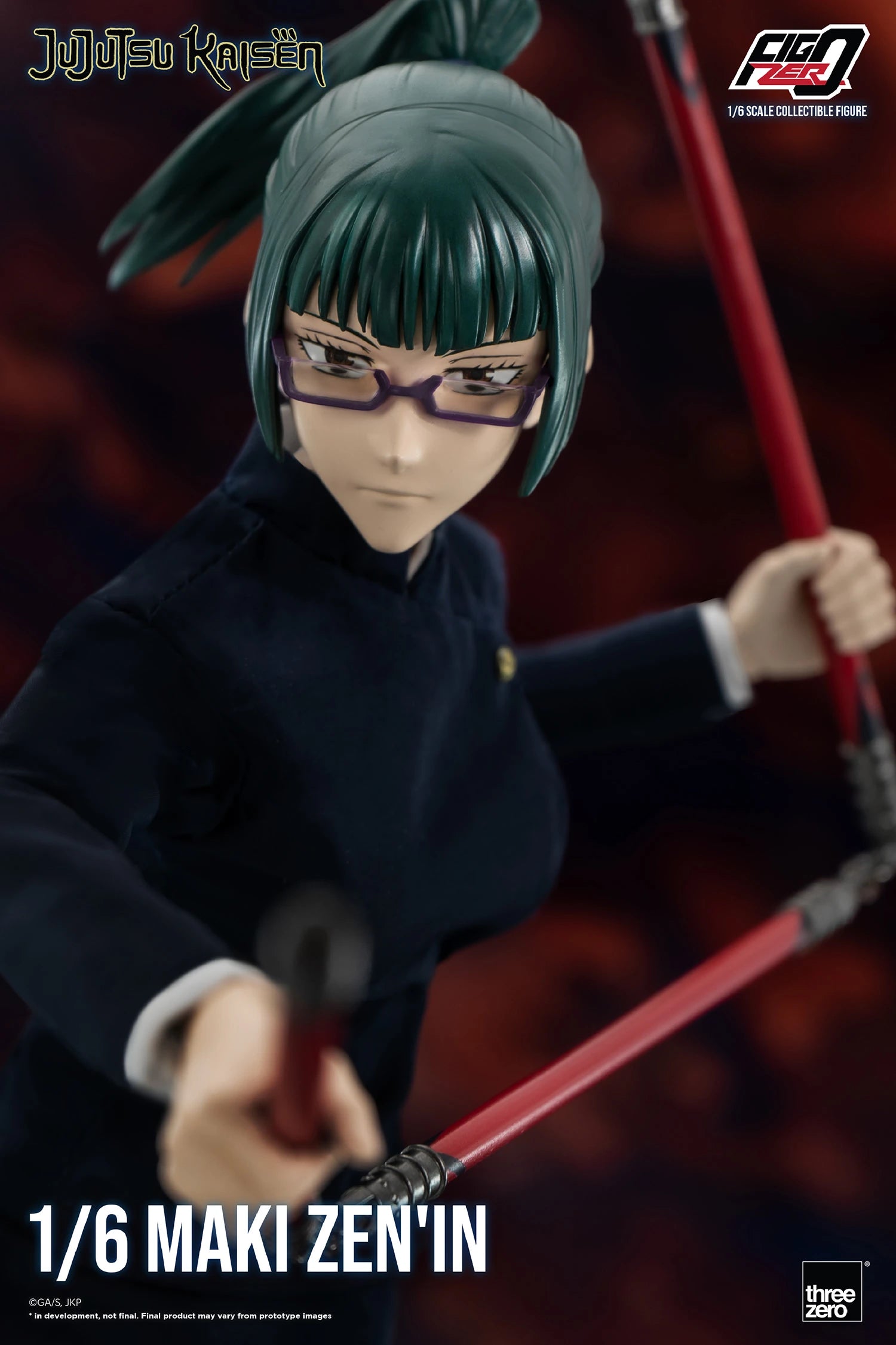 Threezero FigZero: Jujutsu Kaisen - Maki Zenin Escala 1/6