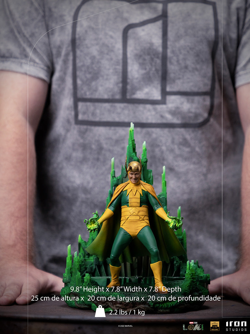 IRON Studios: Marvel Loki - Loki Variante Clasica Deluxe BDS Escala de Arte 1/10