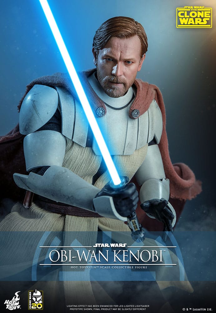 Hot Toys Television Masterpiece Series: Star Wars The Clone Wars - Obi Wan Kenobi Escala 1/6