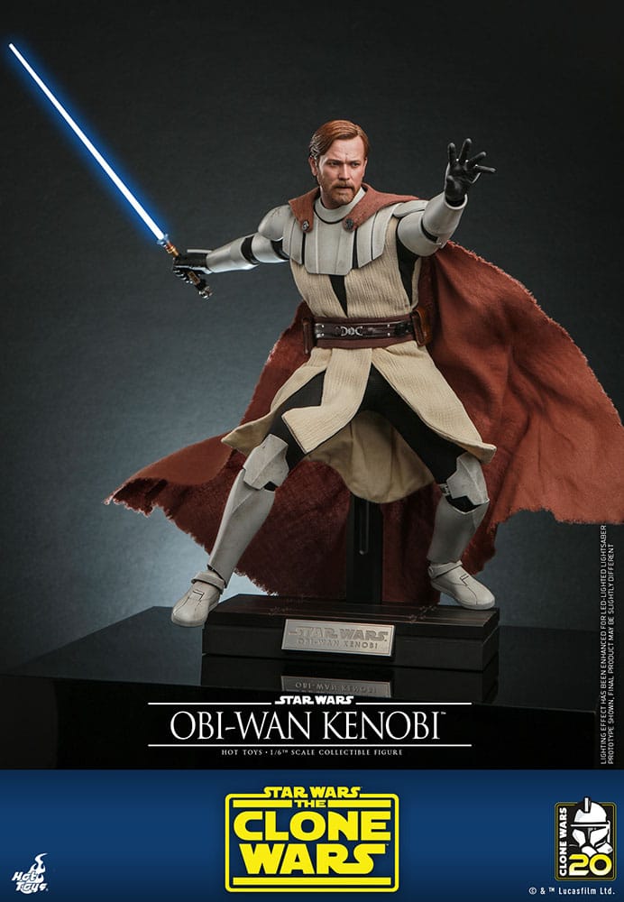 Hot Toys Television Masterpiece Series: Star Wars The Clone Wars - Obi Wan Kenobi Escala 1/6