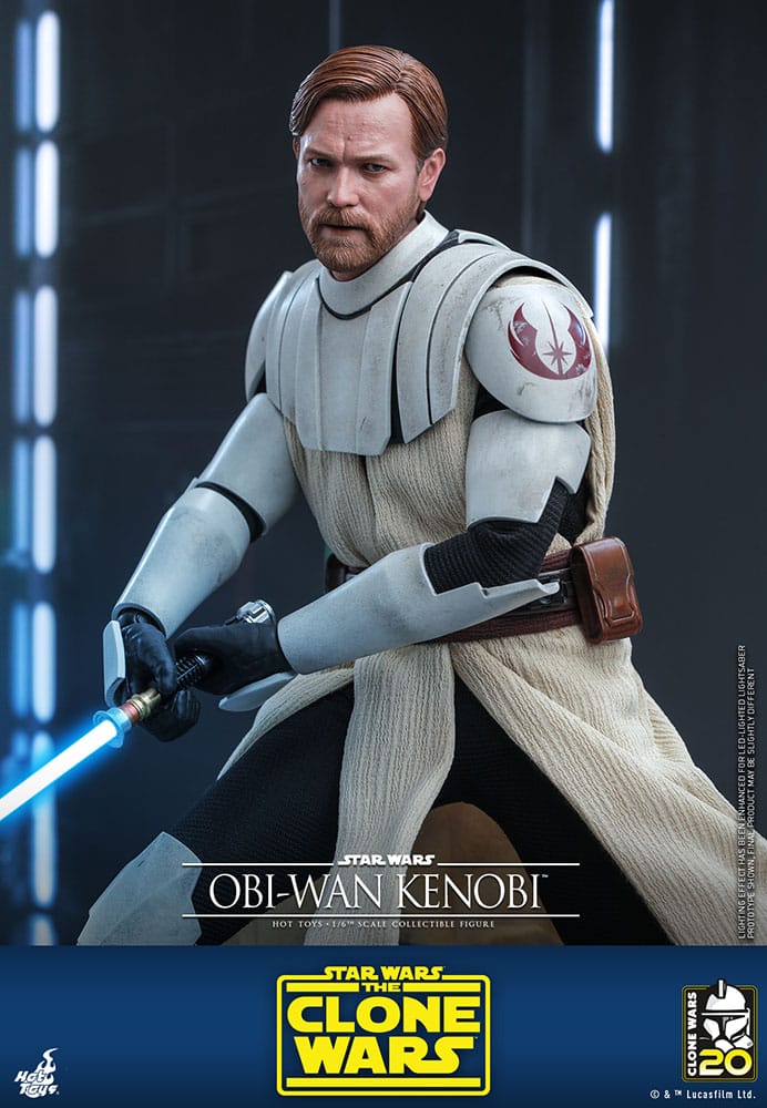 Hot Toys Television Masterpiece Series: Star Wars The Clone Wars - Obi Wan Kenobi Escala 1/6