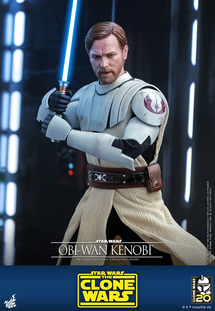 Hot Toys Television Masterpiece Series: Star Wars The Clone Wars - Obi Wan Kenobi Escala 1/6