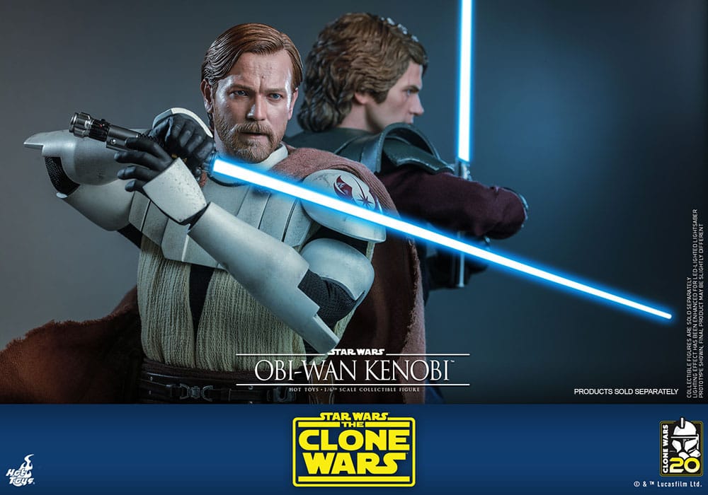 Hot Toys Television Masterpiece Series: Star Wars The Clone Wars - Obi Wan Kenobi Escala 1/6