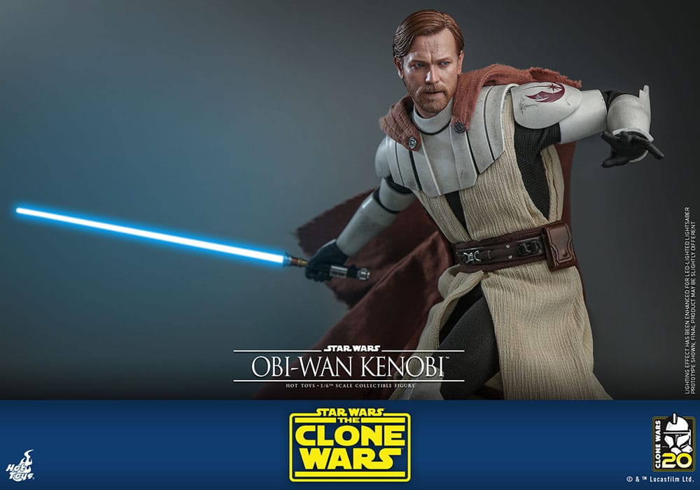 Hot Toys Television Masterpiece Series: Star Wars The Clone Wars - Obi Wan Kenobi Escala 1/6