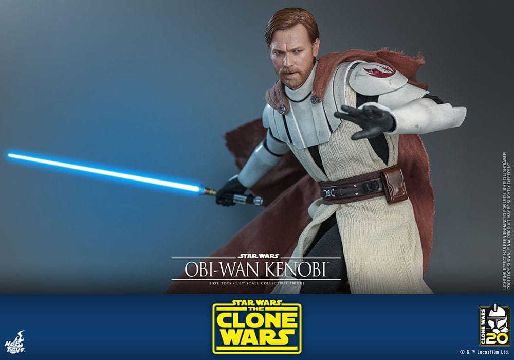 Hot Toys Television Masterpiece Series: Star Wars The Clone Wars - Obi Wan Kenobi Escala 1/6