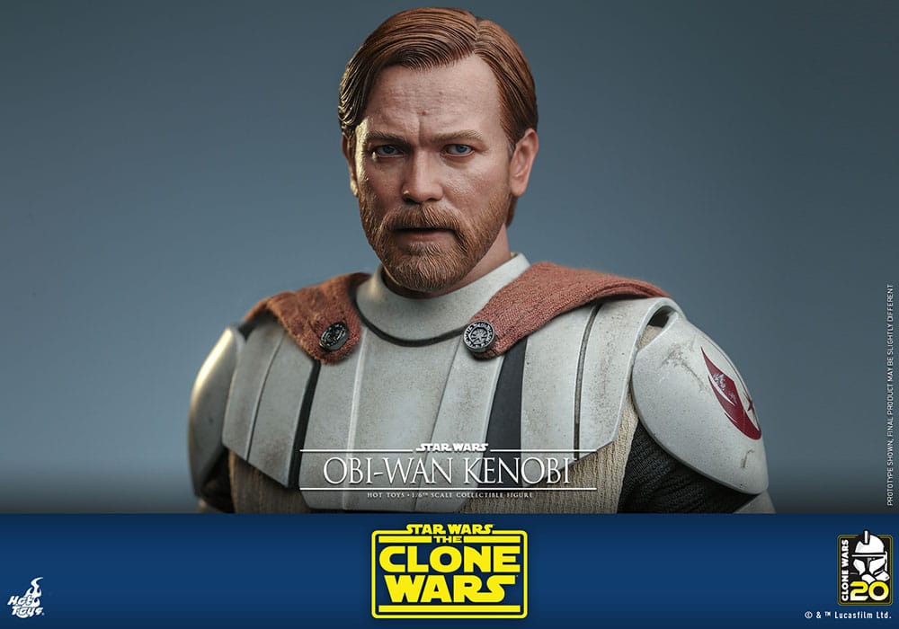 Hot Toys Television Masterpiece Series: Star Wars The Clone Wars - Obi Wan Kenobi Escala 1/6