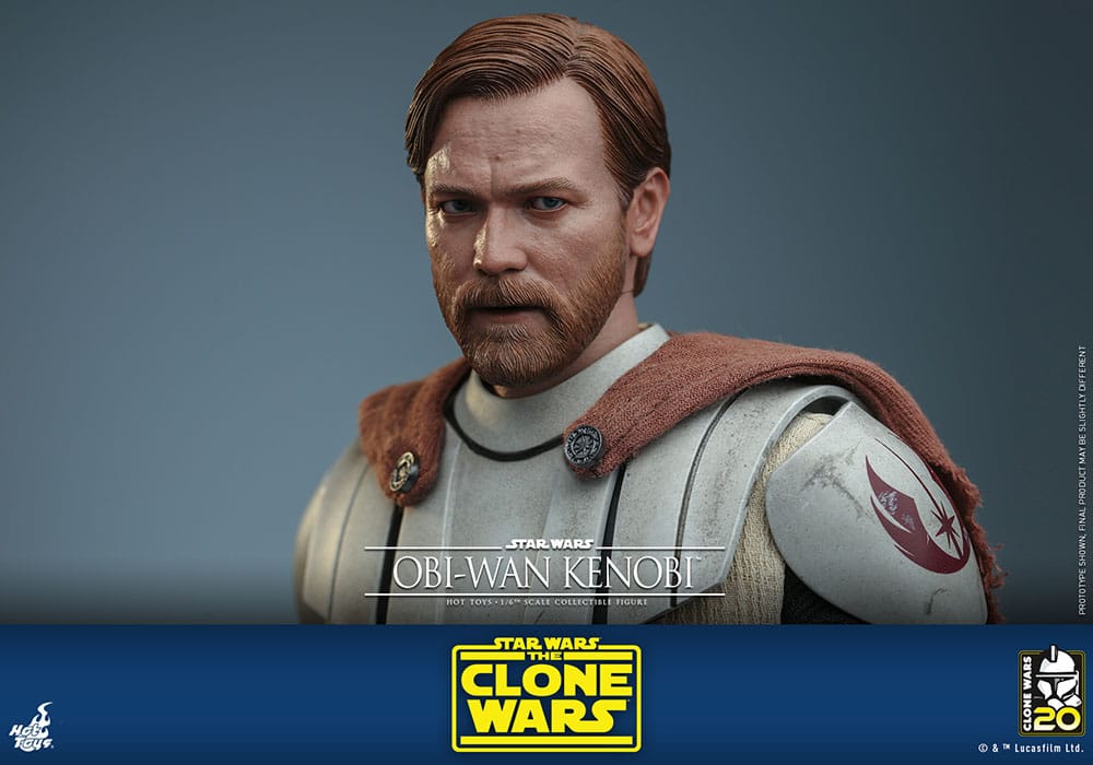 Hot Toys Television Masterpiece Series: Star Wars The Clone Wars - Obi Wan Kenobi Escala 1/6