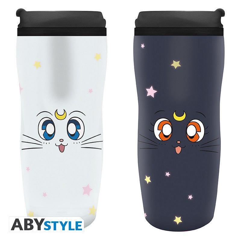 ABYStyle: Sailor Moon - Taza de Viaje Luna y Artemis