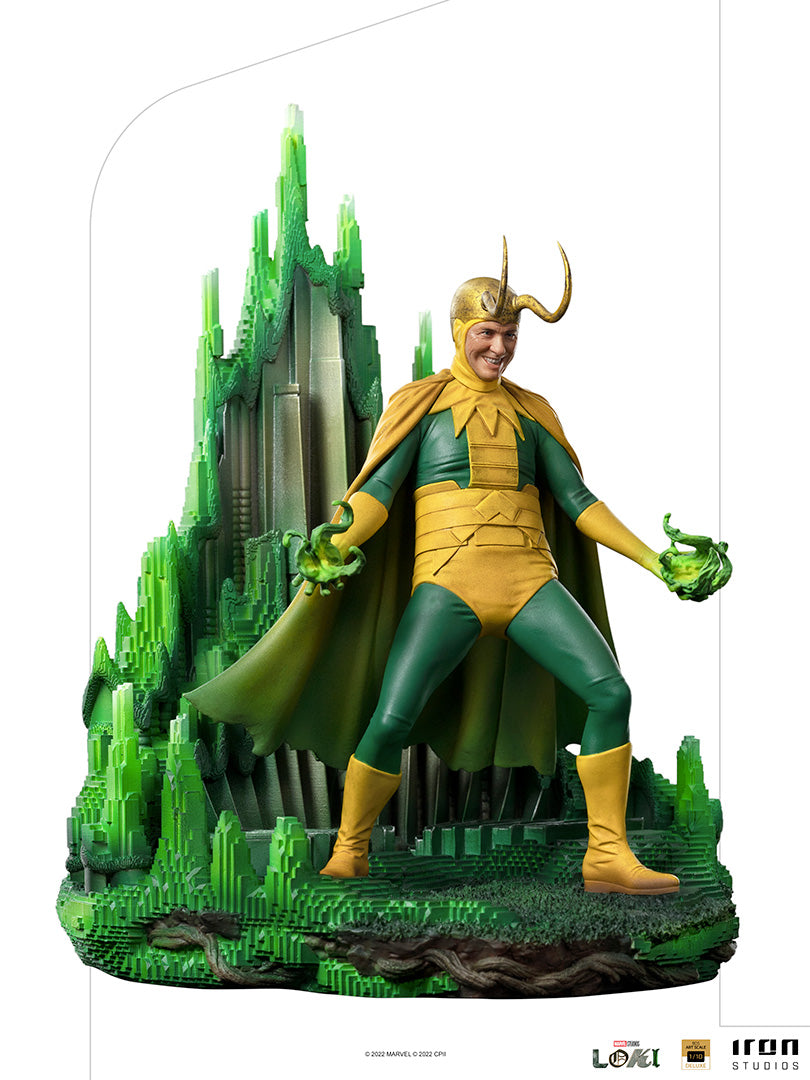 IRON Studios: Marvel Loki - Loki Variante Clasica Deluxe BDS Escala de Arte 1/10