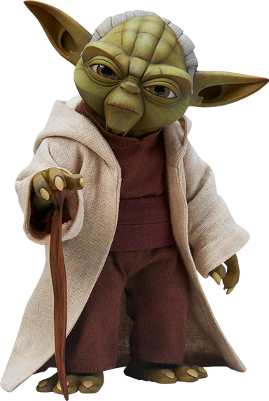 Sideshow Collectibles: Star Wars The Clone Wars - Yoda Escala 1/6