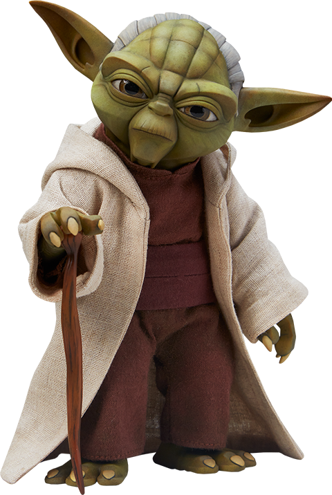 Sideshow Collectibles: Star Wars The Clone Wars - Yoda Escala 1/6